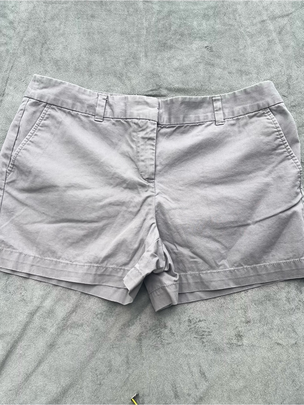 LOFT Light Gray Cotton Casual Classic Shorts